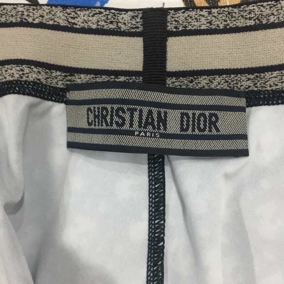 DIOR Leggings Oblique Technical Jersey Blue - Picture 12 of 15